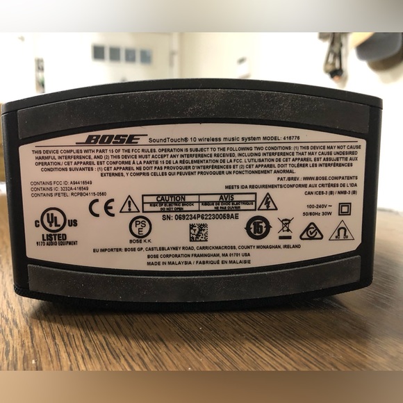 Bose. Soundtouch 10 wireless music system. Model: 416776. Bluetooth speaker. - Picture 5 of 8